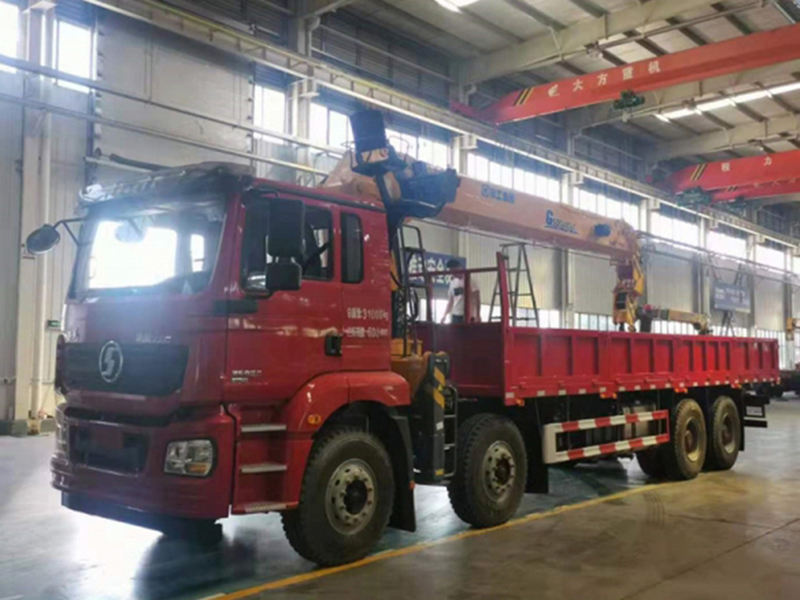 Shaanxi Auto Delong Front Four After Eight Trucks Equipped with 12-20 Tons of on-Board Crane Truck