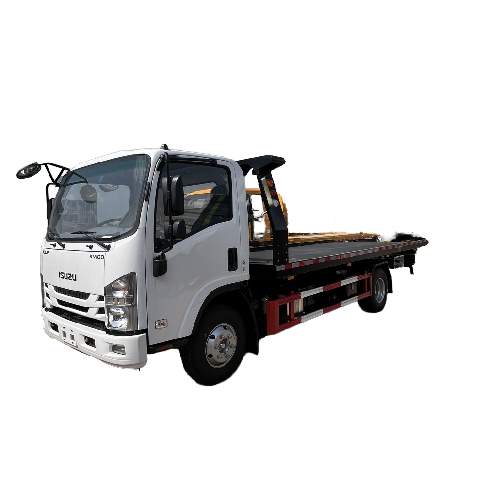 4 Ton Customizable Wrecker Tow Upper Kit Diesel Fuel Manual Transmission New SKD Unit Parts Chassis 