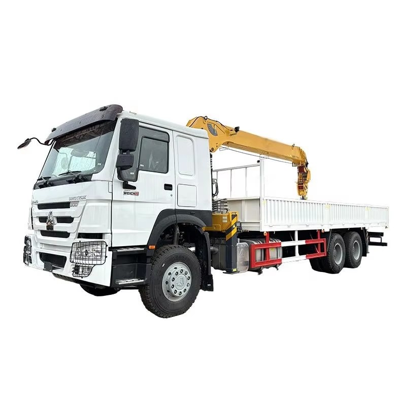 Sinotruk Howo 10 Ton Telescopic Boom Crane Mounted Truck 6x4 Truck Crane for Sale