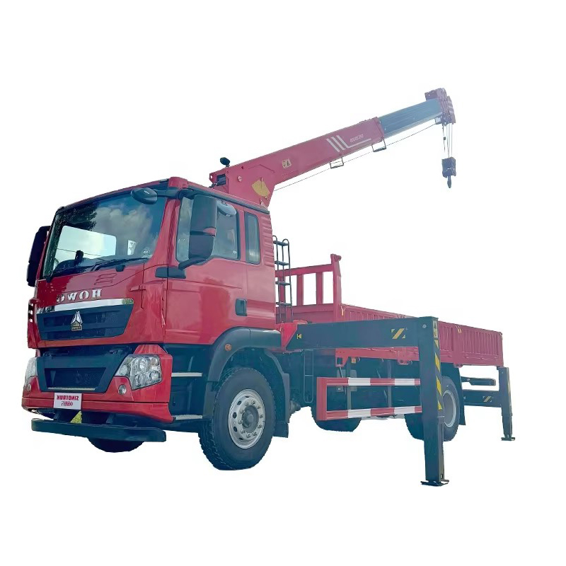 FAW 4x2 Crane Truck 6 Ton Truck Mounted Crane Telescopic Boom Crane for Weight Lifting