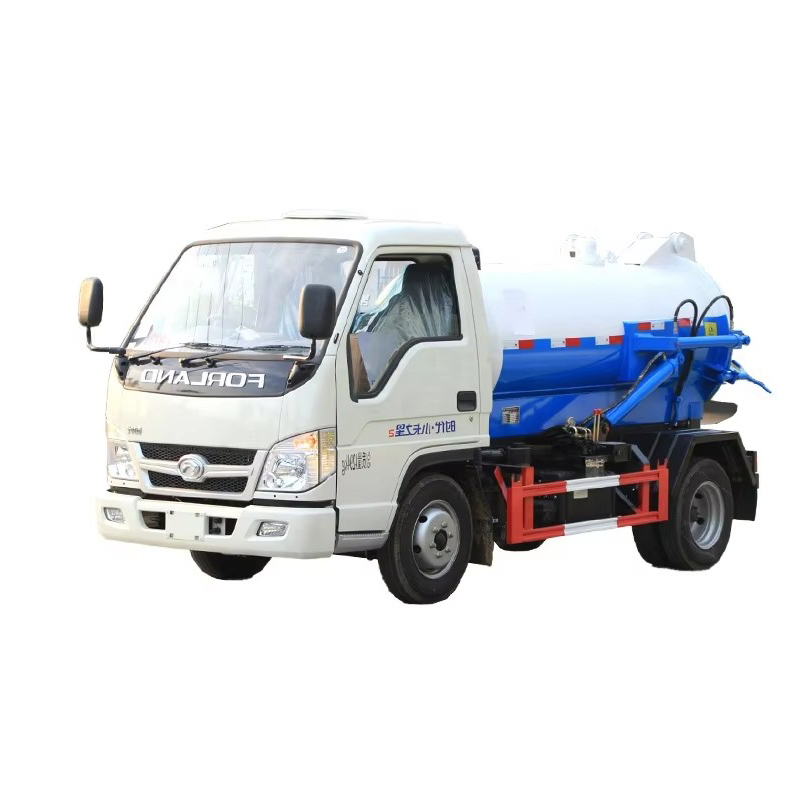 Foton Mini Sewage Suction Truck 2 CBM 4x2 Vacuum Suction Tank Truck for Sale
