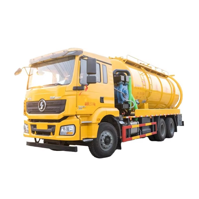 Shacman Vacuum Sewage Suction Cleaning Truck 22000L High Pressure Sewer Jetting Tanker Truck with Cl