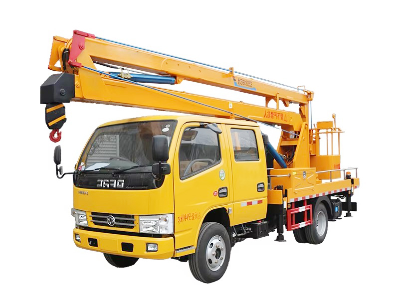 Dongfeng Customized 12m 16m 20m Straight Arm Aerial Work Truck with Platform High Altitude Lifting O