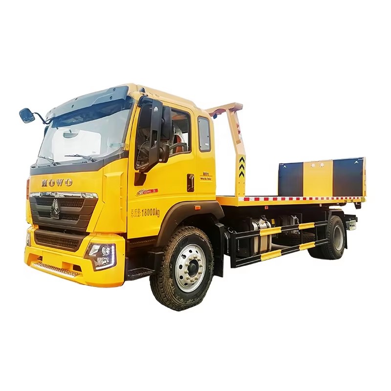 Howo 10 Tons Flatbed Wrecker Towing Truck 4x2 Road Wrecker Truck for Sale