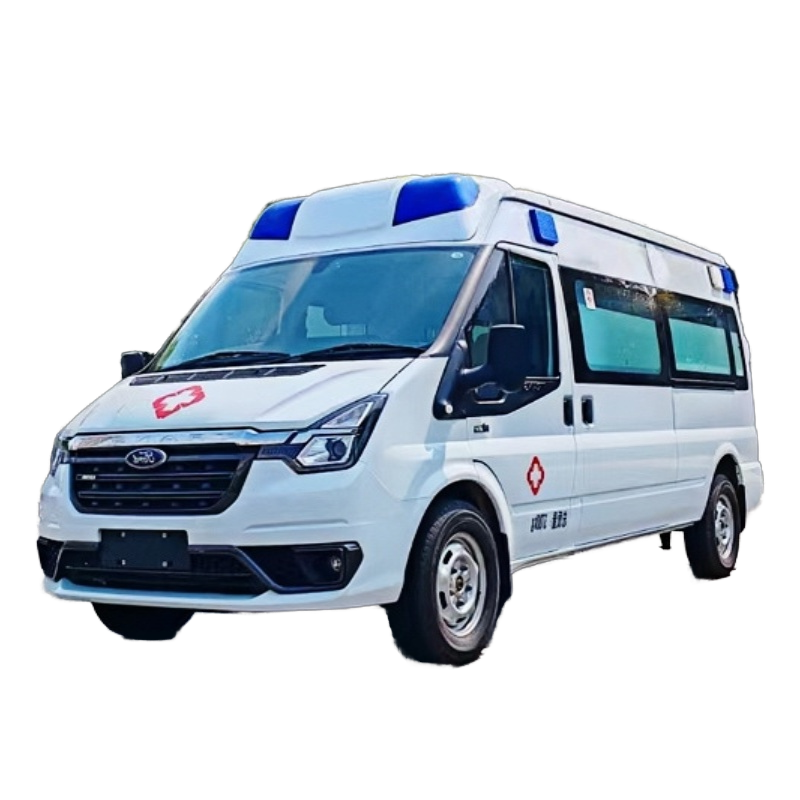 Factory Price with F ord V348 4*2 Driver Paramedic Emergency Ambulance Vehicle