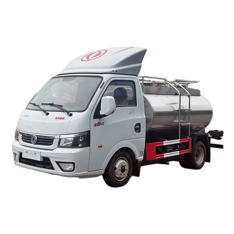 Dongfeng 4X2 Mini Milk Tanker Truck Small 2m³ Milk Loading Truck 2000L Milk Transportation Truck for