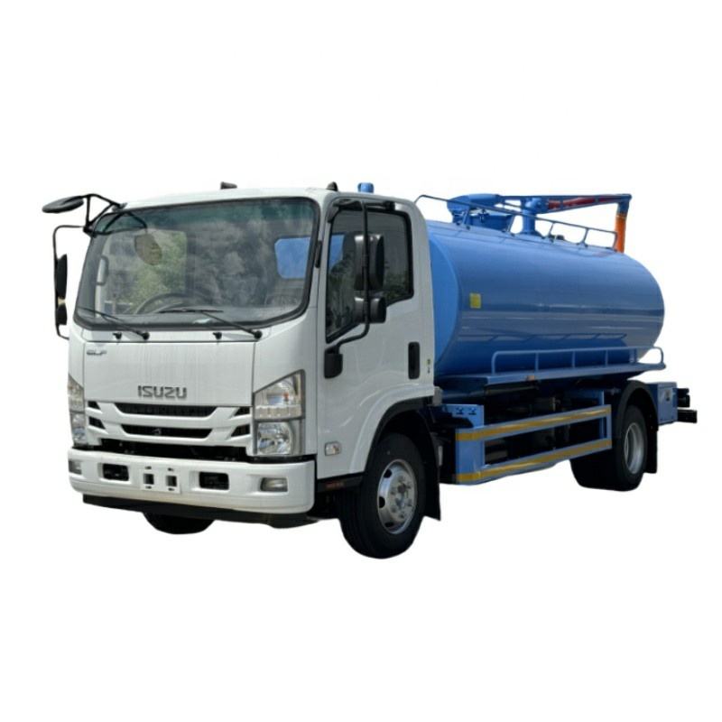 Cheap Price 1suzu 5cbm 5000l Vacuum Sewage Suction Truck 4x2 Fecal Sludge Cleaning Tanker Truck for 